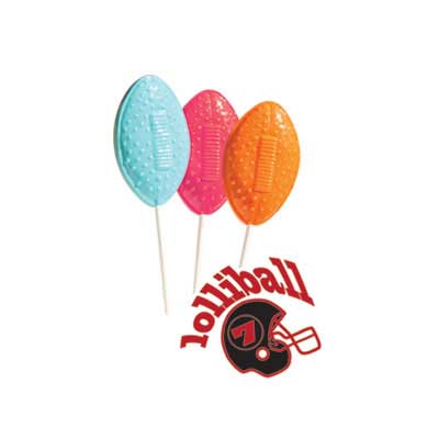 Lolliball Football Lollipops