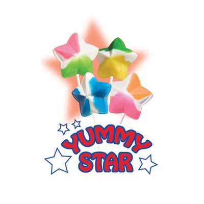 Yummy Star Lollipops