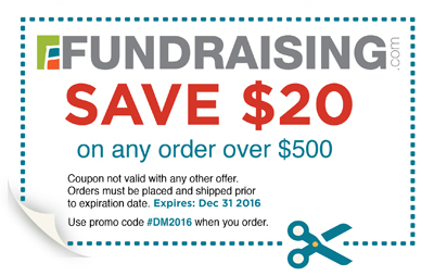 fundraising coupon