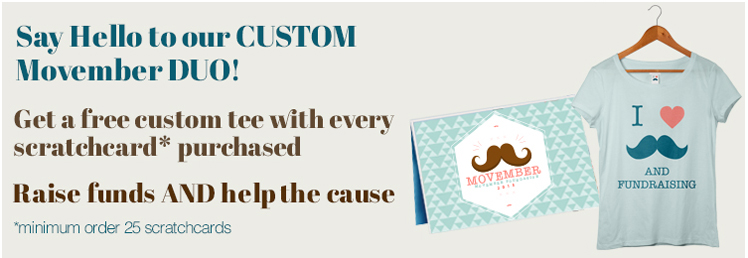 movember fundraising promotion