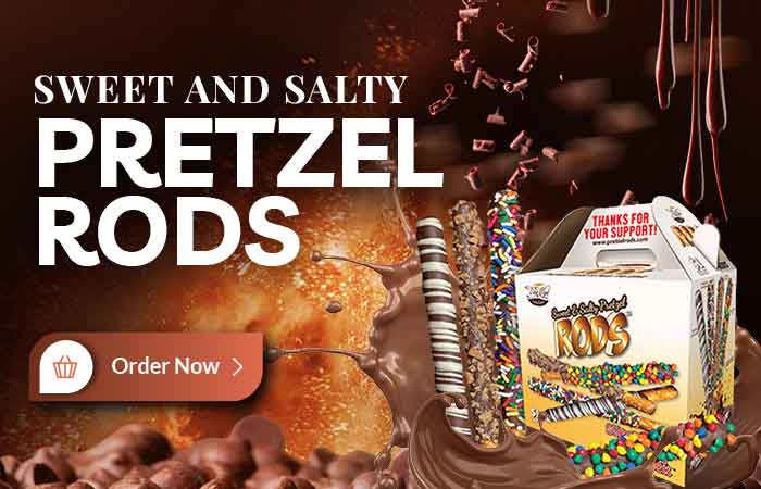 Sweet & Salty Pretzel Rods fundraising